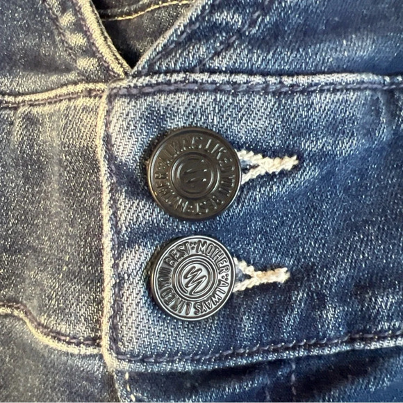 Mother Triple Stack Looker Hi Rise Tie Waist Stretch Skinny Jeans Size 31 - Picture 6 of 15